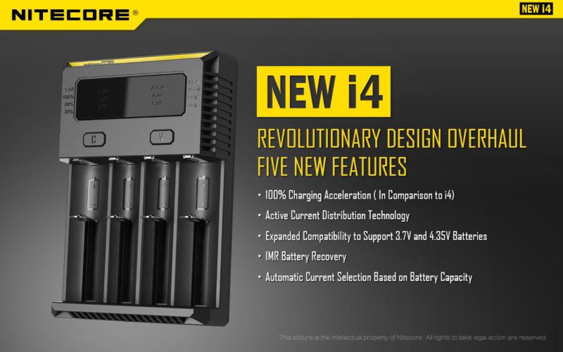 Nitecore new i4 Intelligent Universal Battery Charger F Li-ion