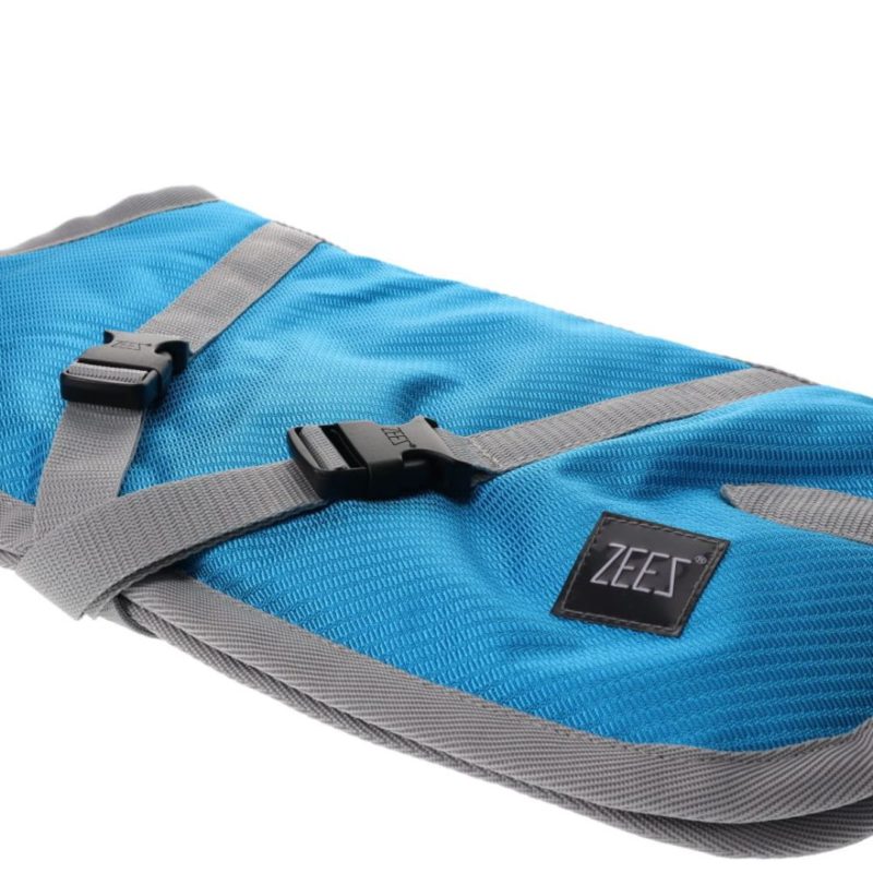 ZeeZ SUPREME Dog Coat GEN 2 Turquoise/ Grey - Image 3