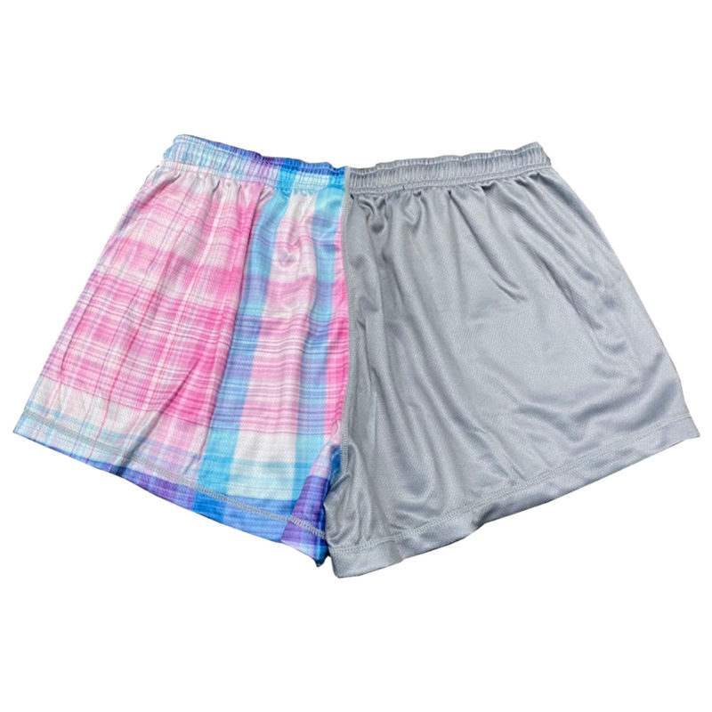 Grey & Pink CC Footy Shorts – Kids & Adults #007 - Image 2